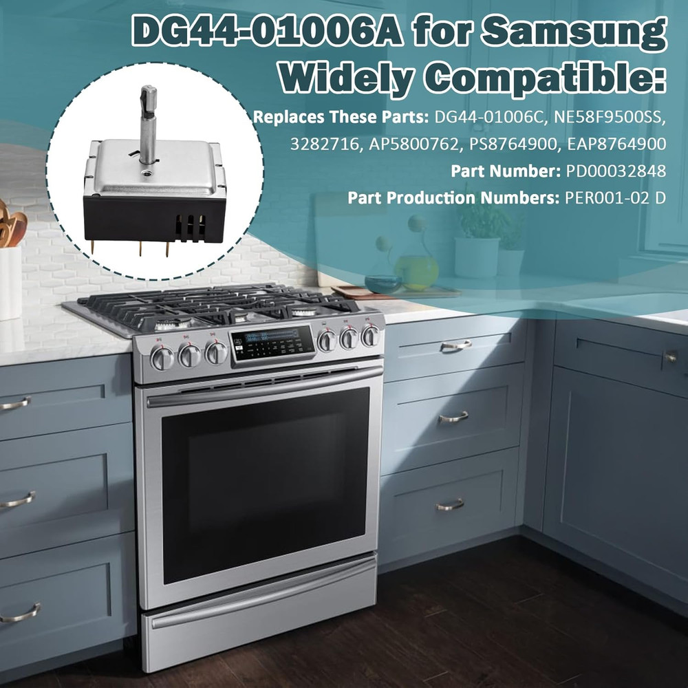 DG44-01006A PER001-02 D Range Regulator - Compatible with Samsung Range/Oven Sur