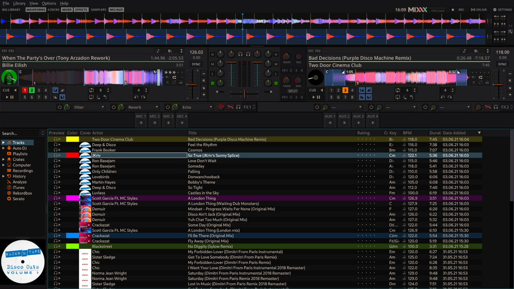 Digital DJ Software mp3 alternative to Seratom Traktor VIRTUAL DJ WINDOWS Mac