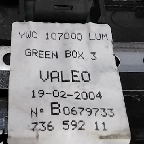 Land Rover Alarm Motion Sensor Part # 736 592 11
