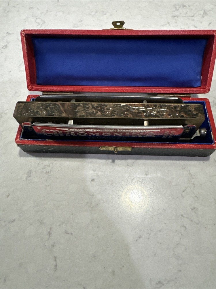 Chromonika II Harmonica C Key M. Hohner Original Box