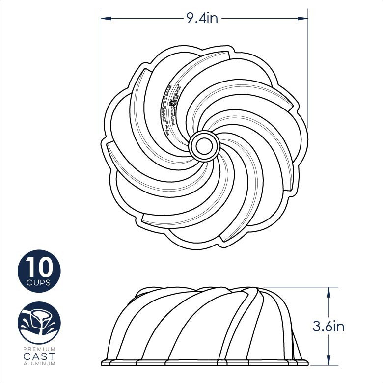 Nordic Ware Swirl Bundt® Pan