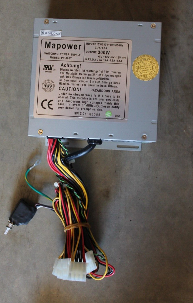 Power Supply MAPOWER PP-300T 300W PFC