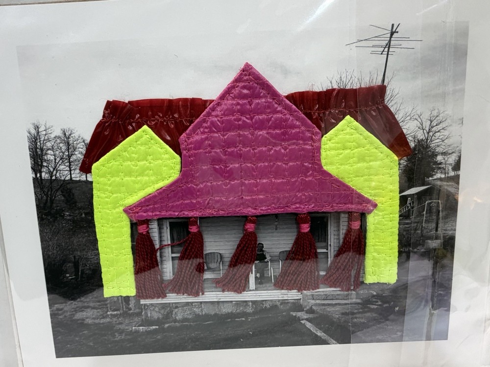 3 Textile Architecture Mixed Media Collage – Attributed to Danielle Hatch