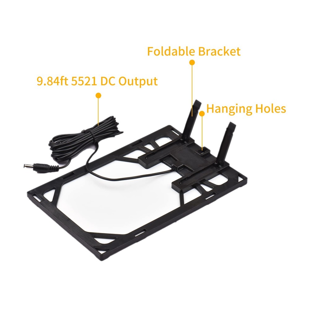 Sunydog Mini Solar Panel, 6W 12V Solar Panel Outdoor Security Camera Solar Cell