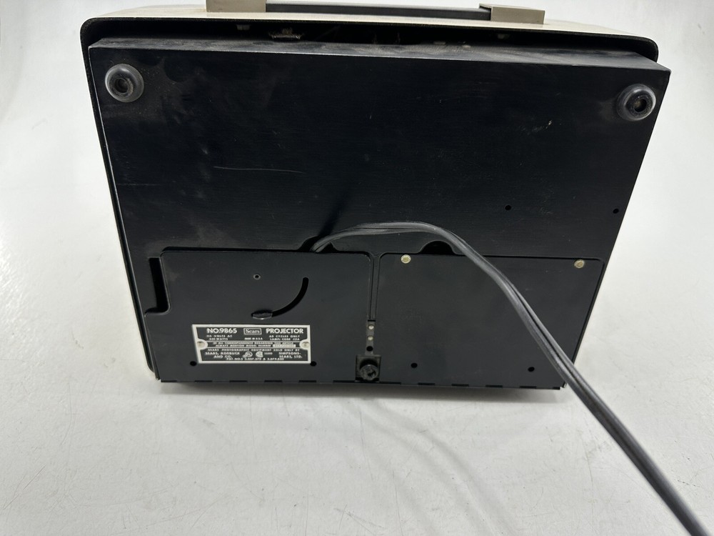 Vintage SEARS Automatic 500 No. 9865 SLIDE PROJECTOR Blower works Untested