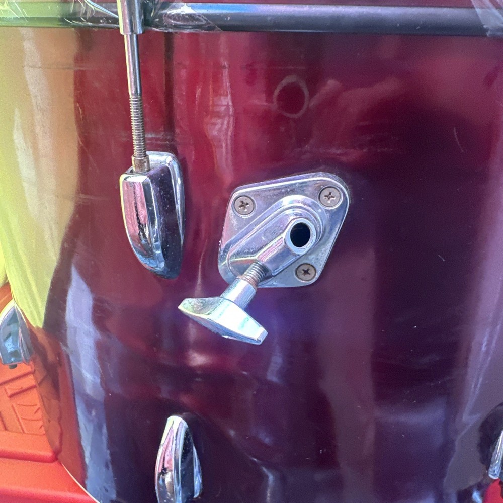Sunlite drum, likely a floor tom or a bass drum, based