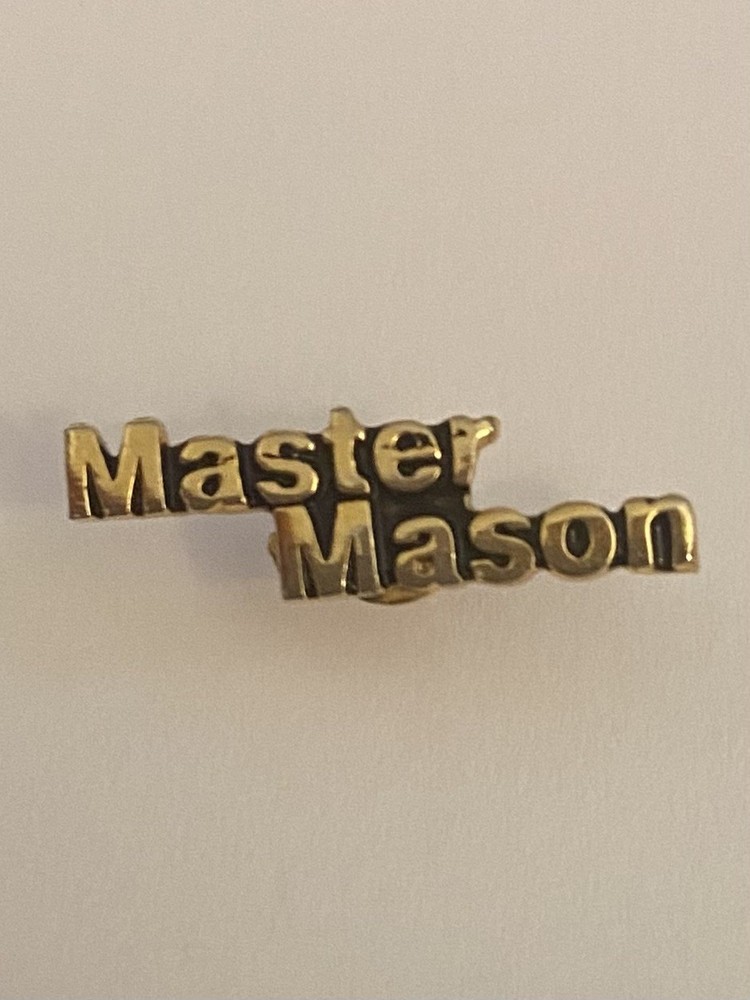 Master Mason Freemason Lapel Pin P189