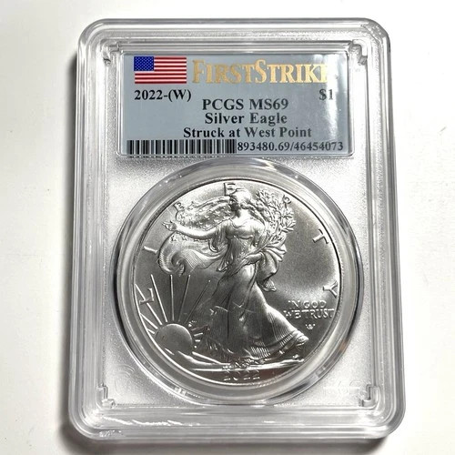 2022 Bullion Silver Eagles PCGS MS-69 Silver Eagle First Strike