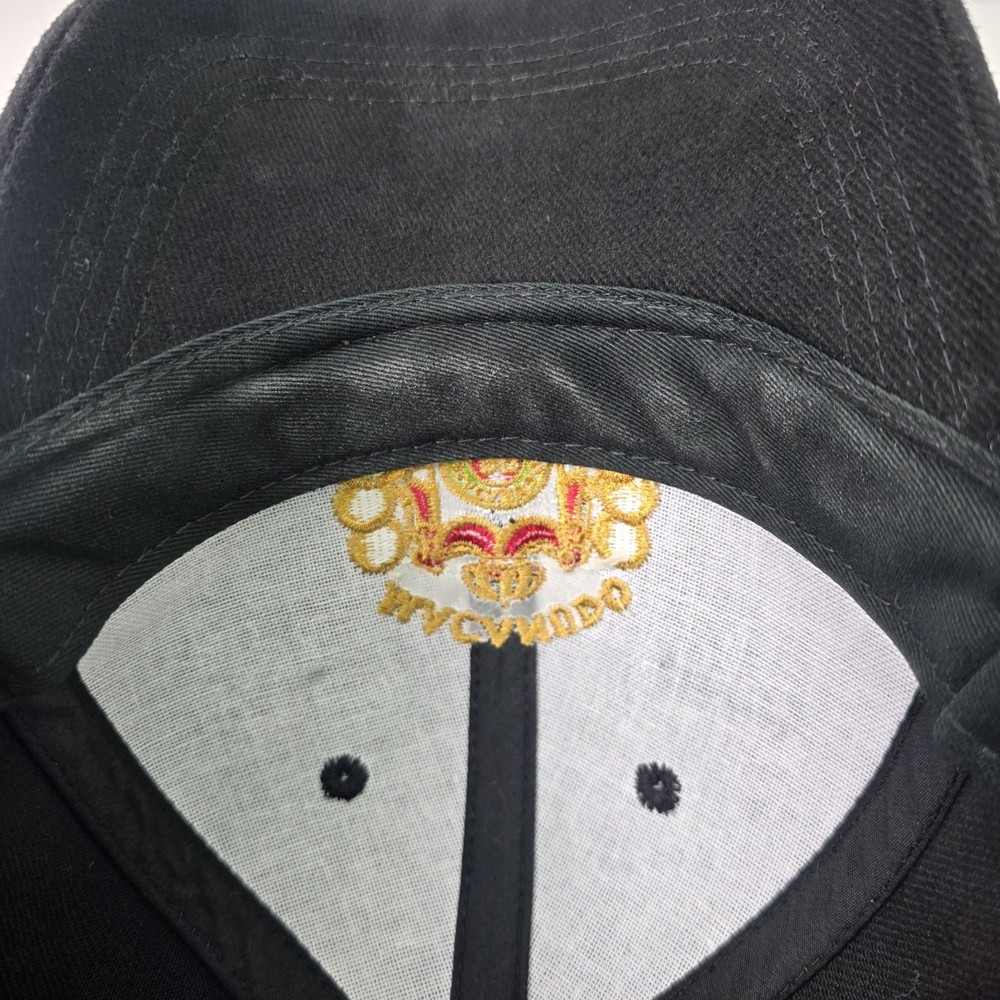 Vintage Macanudo Cigars Black High Quality Adjustable Strapback Hat.