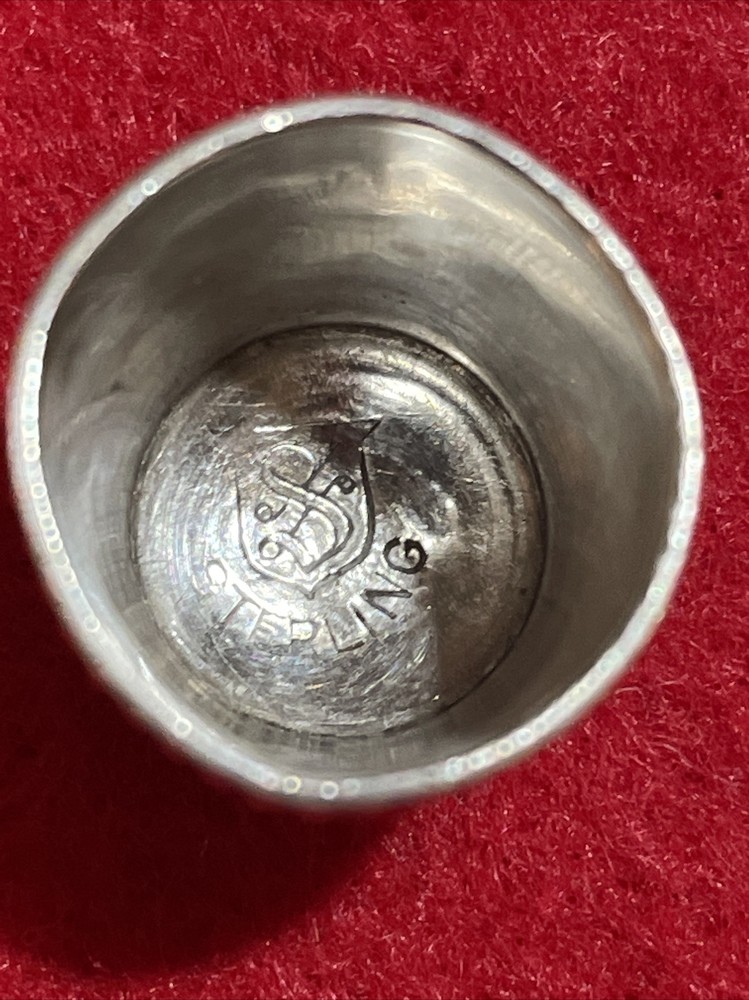 Nice Simons Bros. Sterling Thimble #9