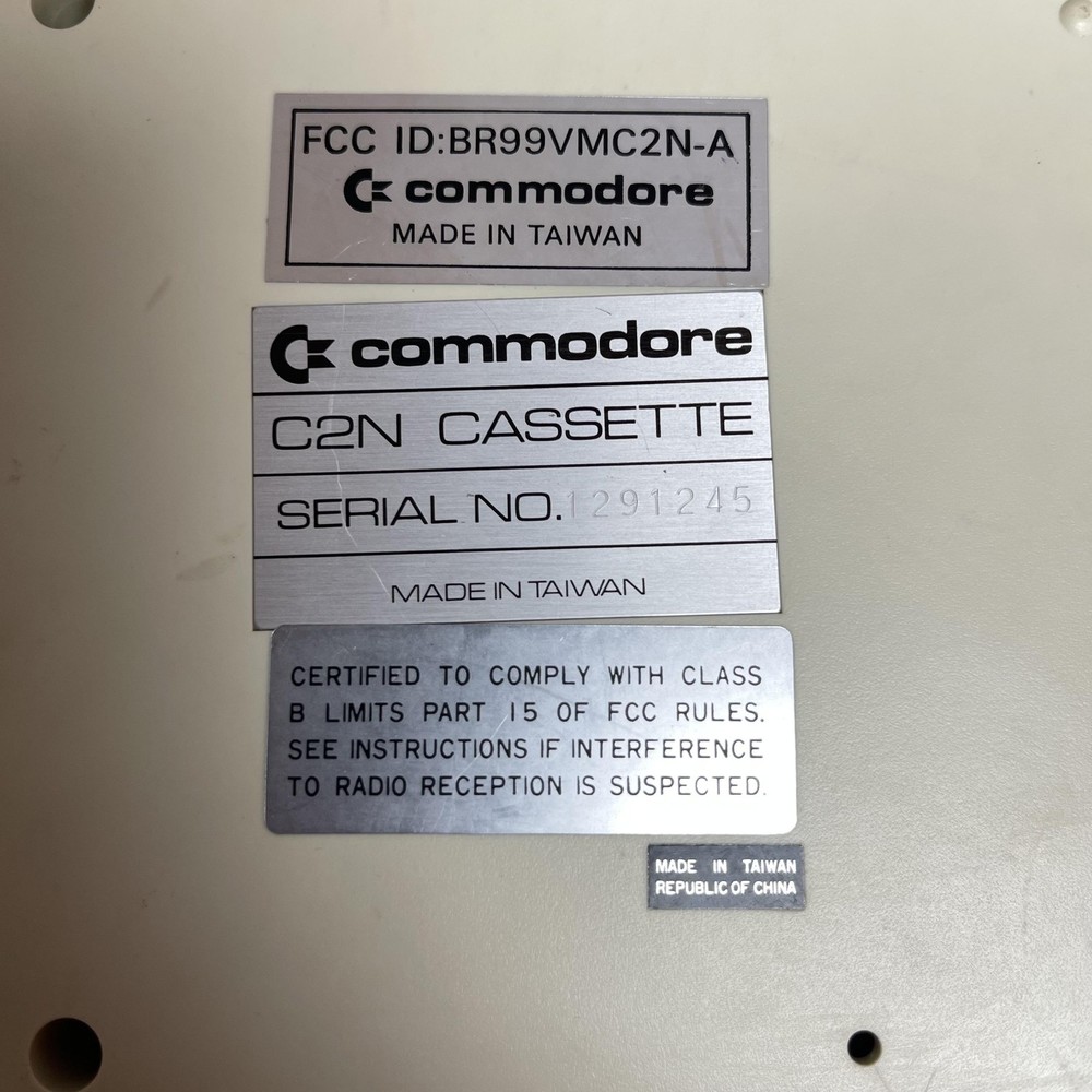 Vintage Commodore 64 Home Computer System C2N Cassette PSU Box Book Bundle