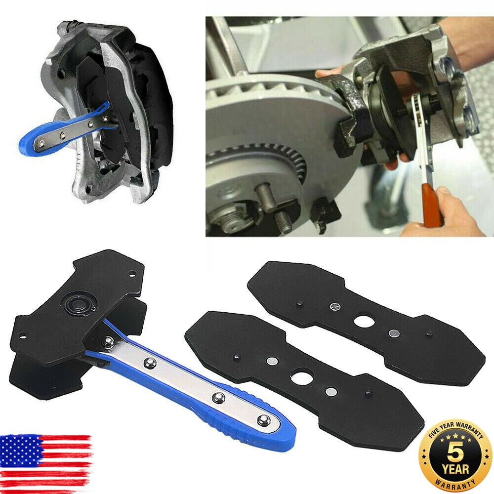 Car Ratchet Brake Piston Caliper Spreader Caliper Press Tool Separator Pad Blue