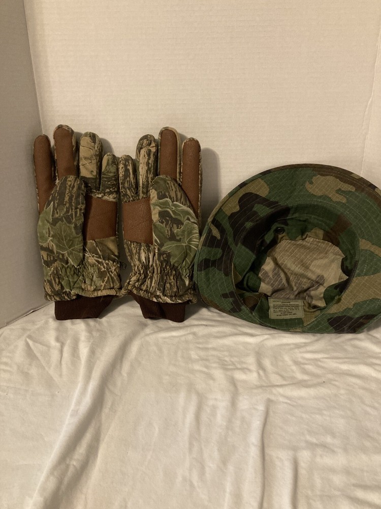 Camo Gloves Camo Hat Bundle