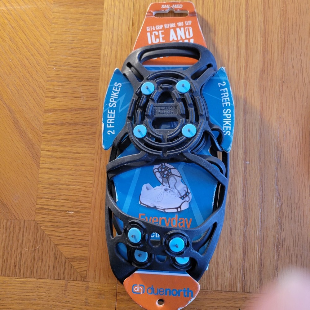 Due North Everyday Snow & Ice Shoe Traction Aid, Small/Medium, Black
