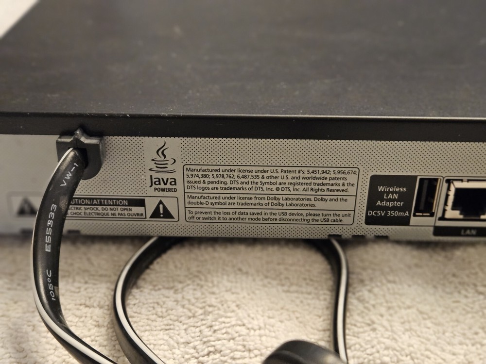 Samsung BD-D5300 Blu-Ray Player No Remote Control TESTED