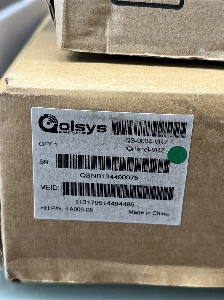Qolsys IQ Panel All In One Security Panel with 7" Touch Display VRZ Brinks
