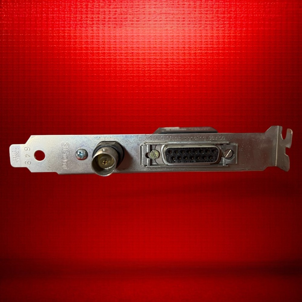 Vintage 3Com EtherLink II 16-bit ISA Network Card | ASSY 8772-01 Rev A | Retro