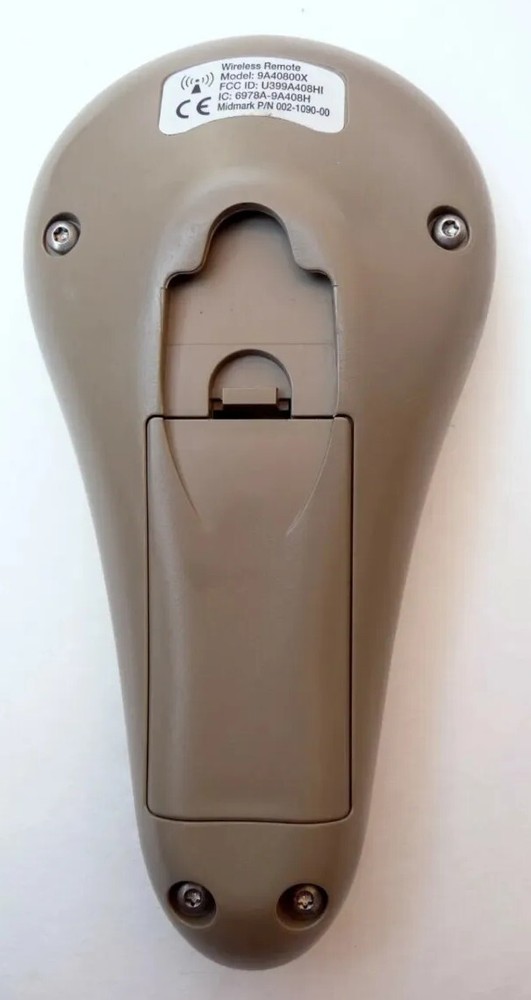 Midmark Elevance RF Wireless Remote Control PN: 002-1090-00