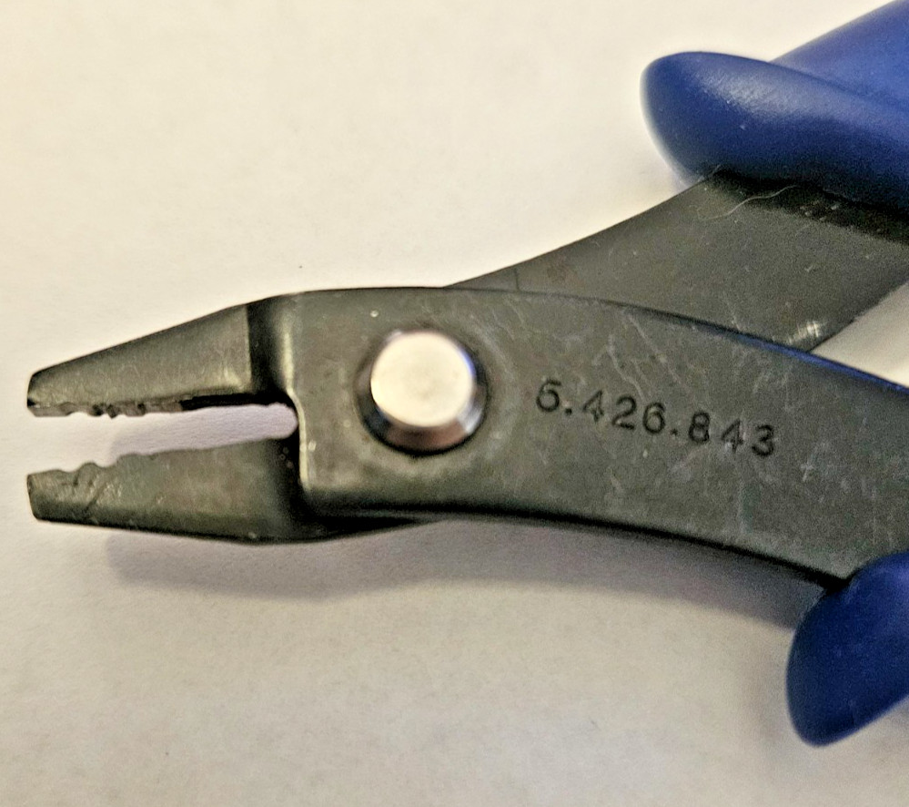 Eurotool Micro Crimping Pliers for Tiny 1x1 or 1x2 Crimps, 5"