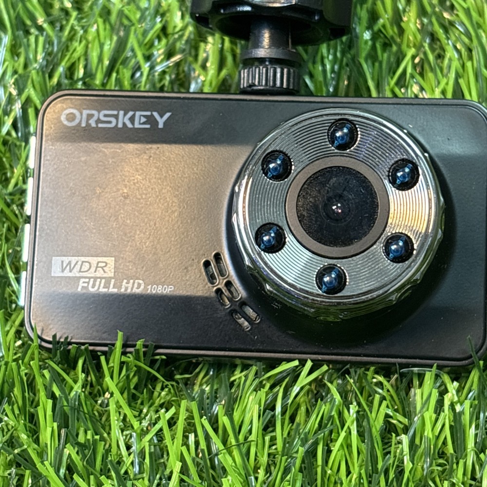 ORSKEY Full HD Dash Cam Car Recorder w/ Mount – Untested, No Cable