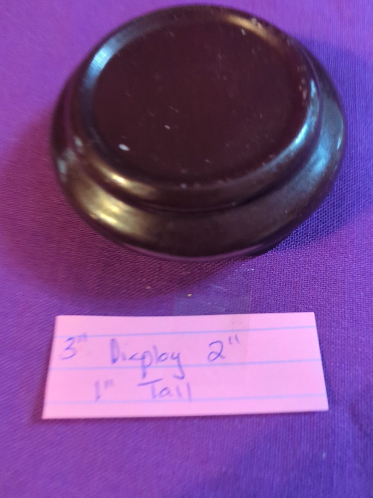 Round Ceramic Display Base,  3", 1" Inch Tall