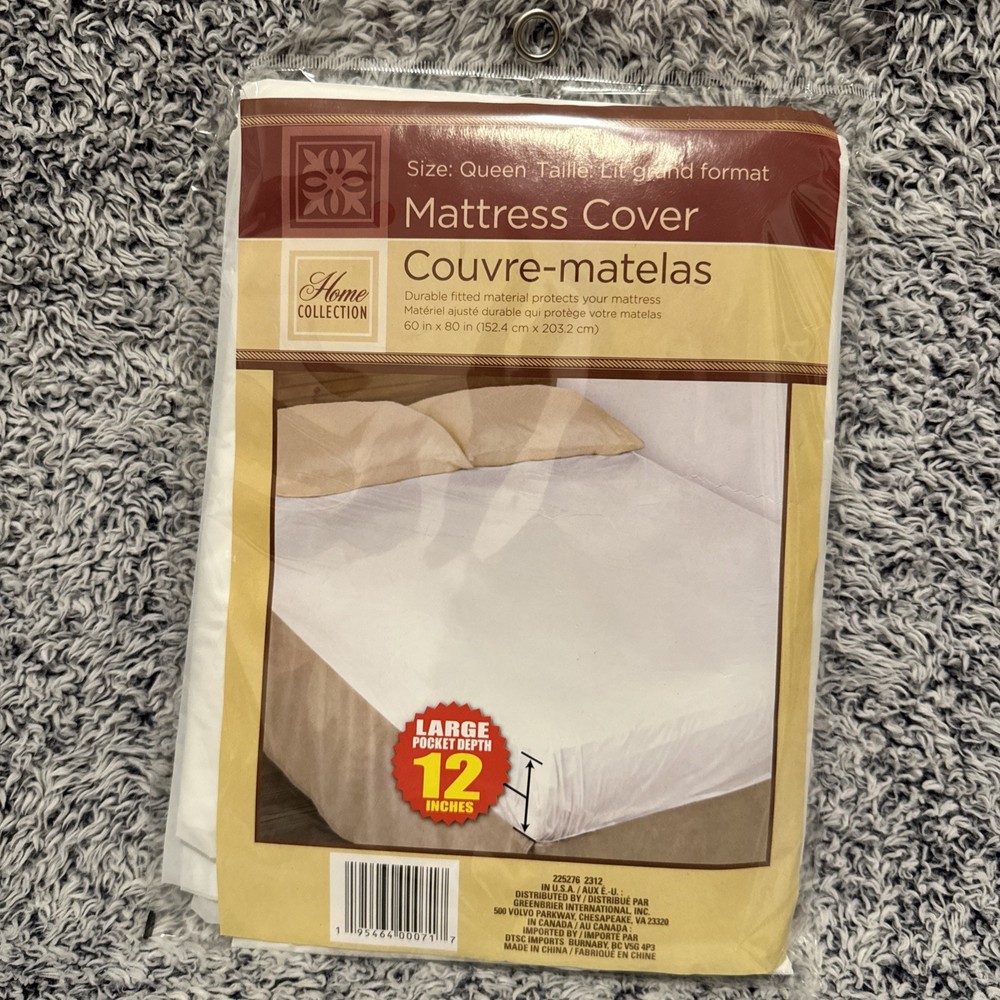 2-X Queen Size Fitted Mattress Protector Covers