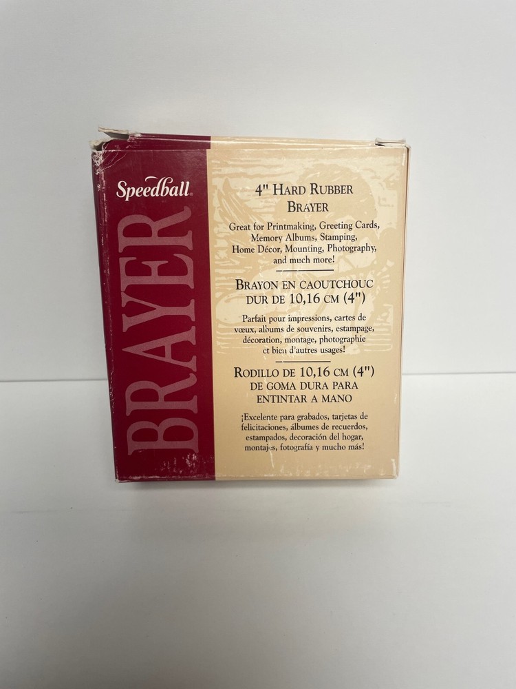 Speedball 4” Hard Rubber Brayer