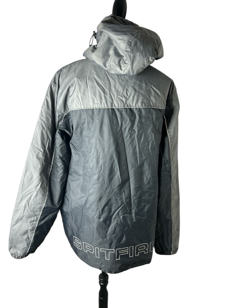 Spitfire Classic 87 Jacket Large BLK/Grey Reflect EUC Skate Coat