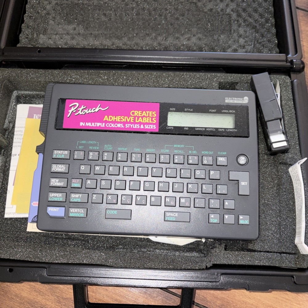 Brother P-Touch Deluxe PT-20 Electronic Labeling System
