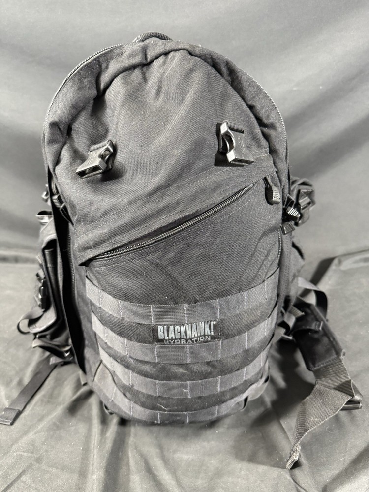 Blackhawk 3-Day Raptor Assault Backpack Hydration Storm Black Molle Pack