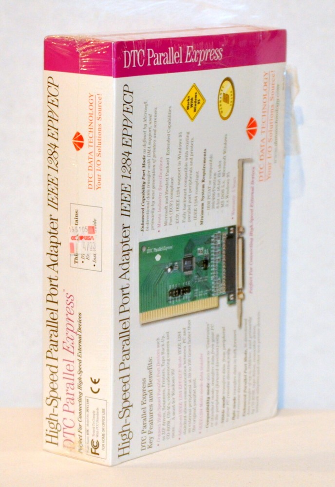 DTC Parallel Express – High Speed Parallel Port Adapter – IEEE 1284 EPP/ECP - NE