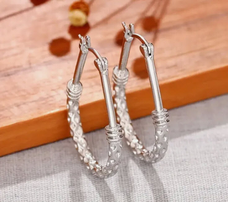 BRIGHTON BEACH Water Drop Hoop Earrings