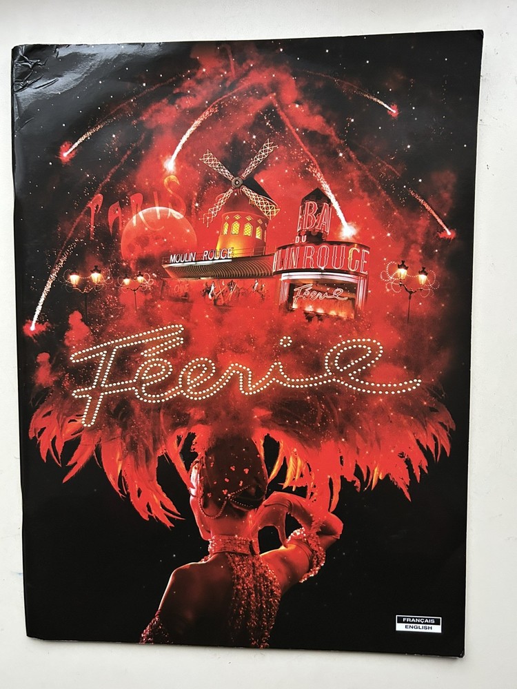 MOULIN ROUGE Theatre  programme FEERY DAMAGED