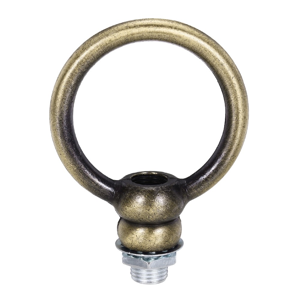 8kg M10 2x2.3" Thread Lifting Eye Nut Holder Hook Ring Copper