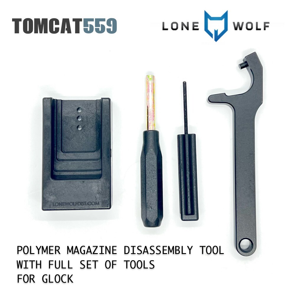 LONE WOLF POLYMER MAGAZINE DISASSEMBLY TOOL WITH TOOL SET GLOCK