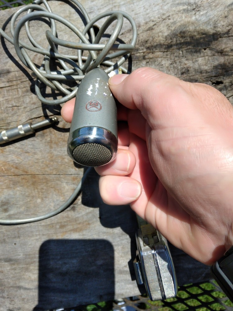 Vintage 1950's Small Bullet Microphone