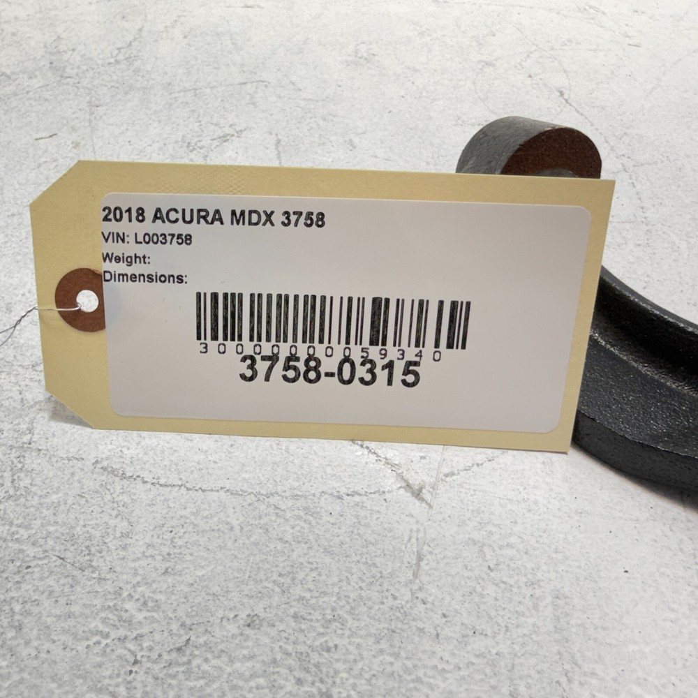 2018 Acura MDX Automatic Transmission Skid Bracket Support OEM