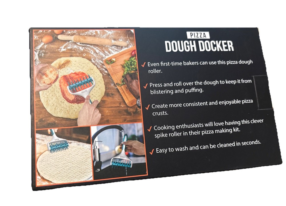 Multi-Functional Pizza Docker & Pastry Roller - Ideal for Home & Commercial Use