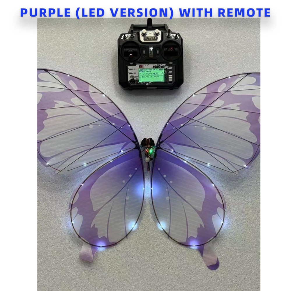 Bionic Flapping Wing RC Flying Butterfly DroneLED Opening Performance Stage Prop