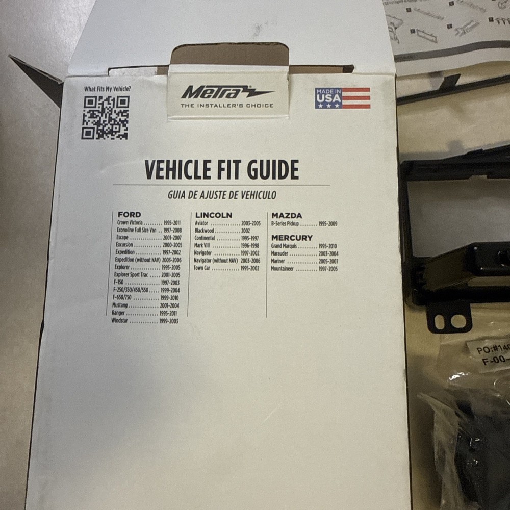 Metra 95-527FD Dash Kit Ford Mazda