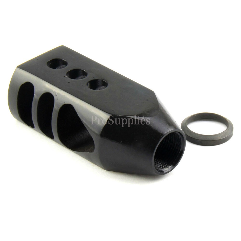 HOT! Tanker Style Muzzle Brake Triangular Baffl 5/8x24 Pitch for .308