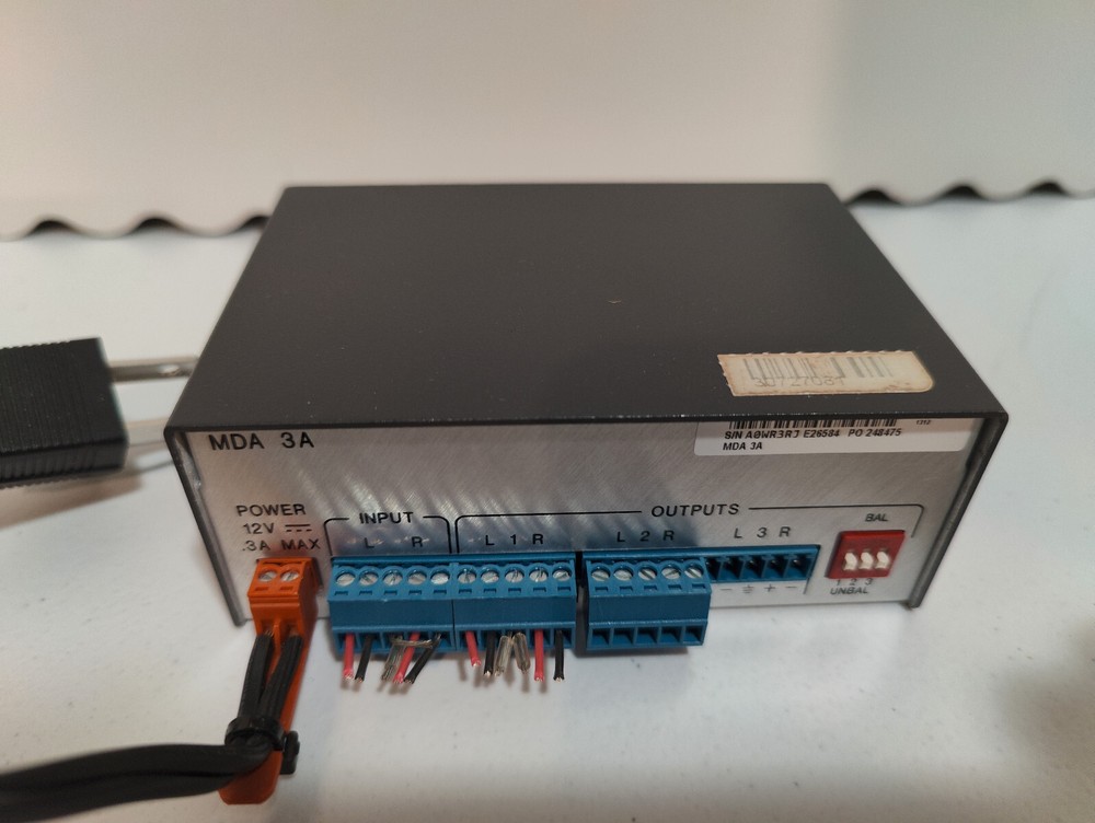 Extron MDA 3A 3-Output Audio Distribution Amplifier