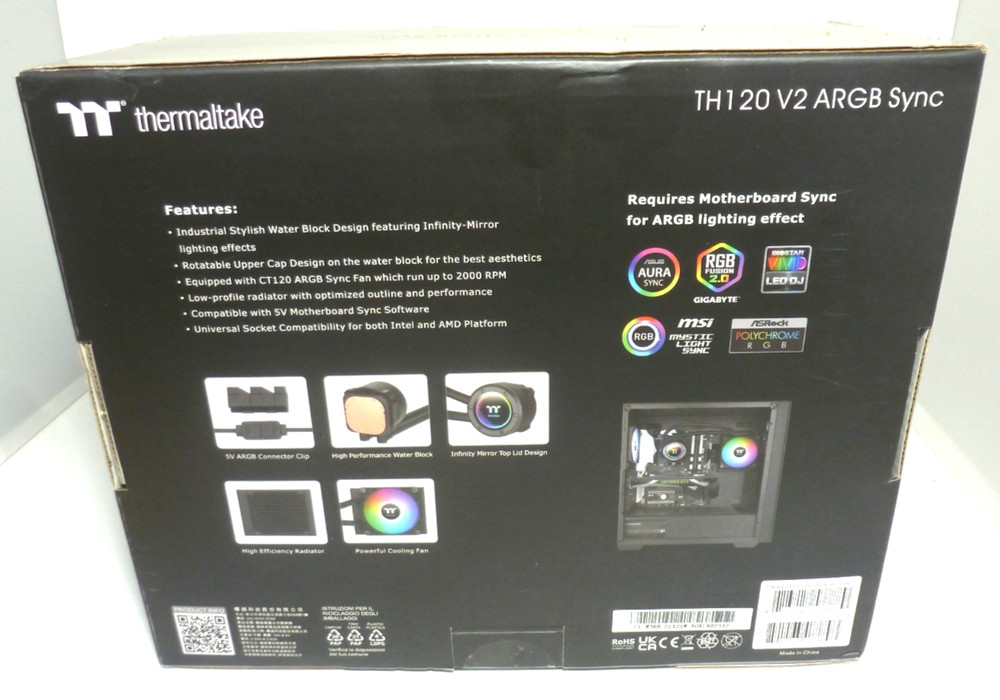 Thermaltake TH120 V2 ARGB Sync AiO Liquid CPU Cooler