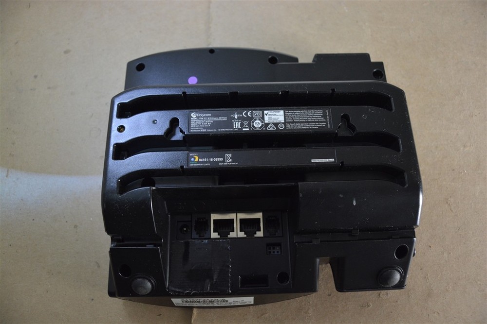 Polycom VVX 311 VOIP Desktop Telephone SEE NOTES