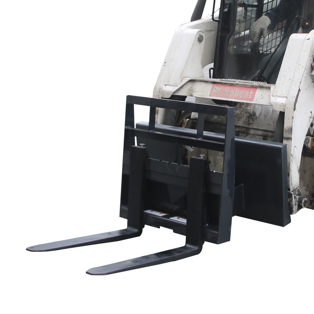 42" Mini Skid Steer Pallet Forks 2500 lbs Quick Attachment Frame
