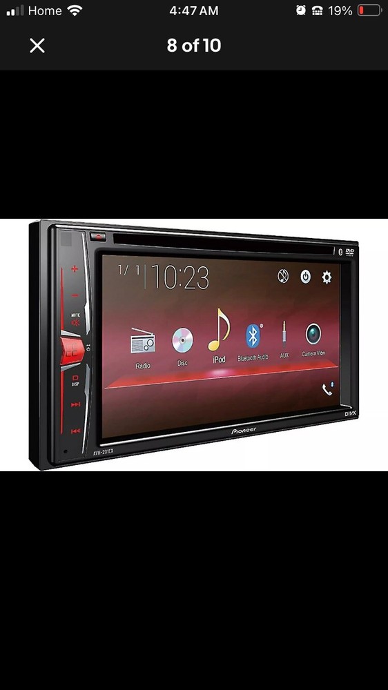 Pioneer AVH-201EX Bluetooth CD DVD Player iPhone Android USB Aux 6.2"