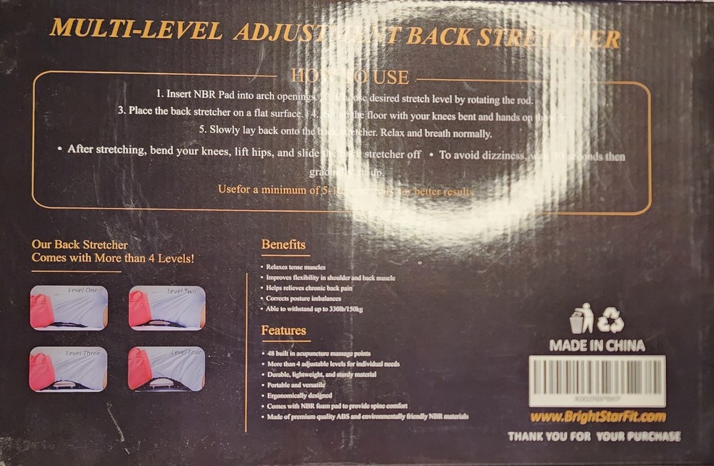 Multilevel Back Stretcher