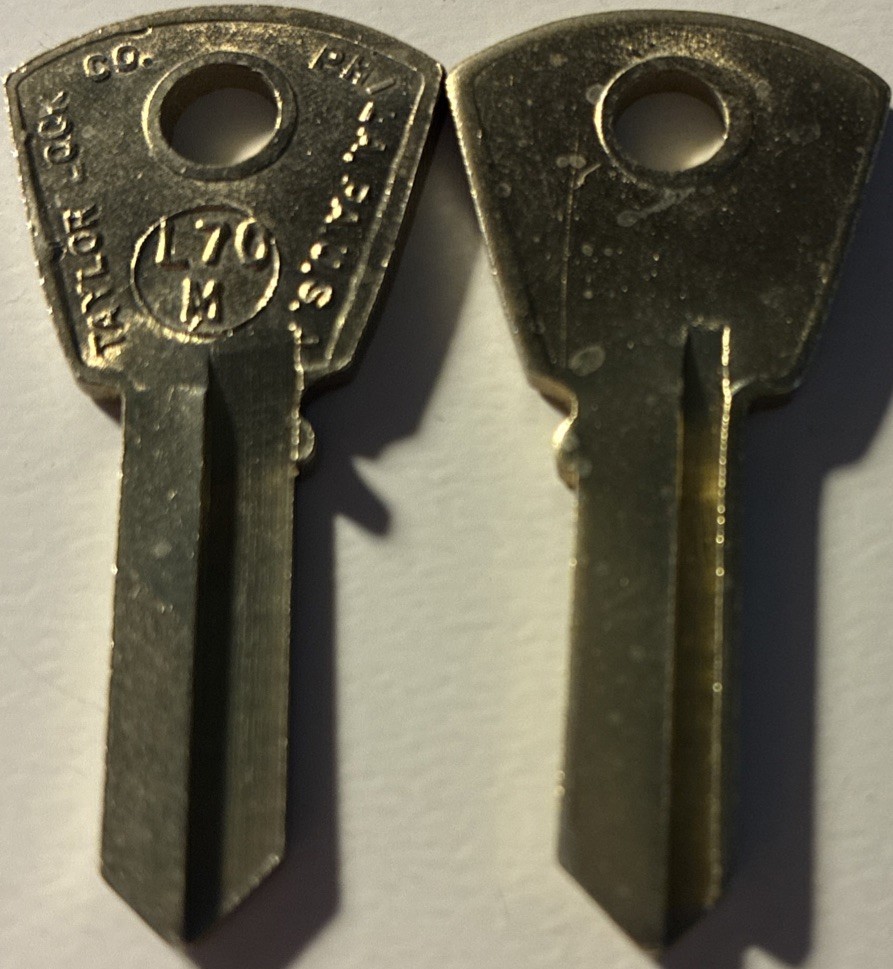 2 Lambretta Key Blanks # L70M