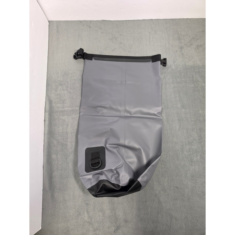 BYLT Waterproof Dry Bag Roll Top Gray Adjustable Strap Outdoor Storage
