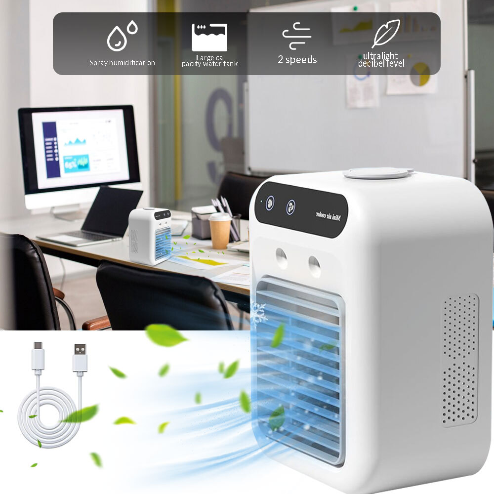 Portatil Aire Acondicionado Ventilador De Refrigeracion Para Cuarto Casa Coche